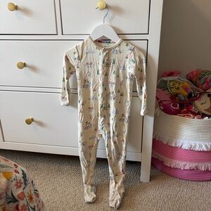 Magnetic Me Racoon Camping Print Footie 12-18